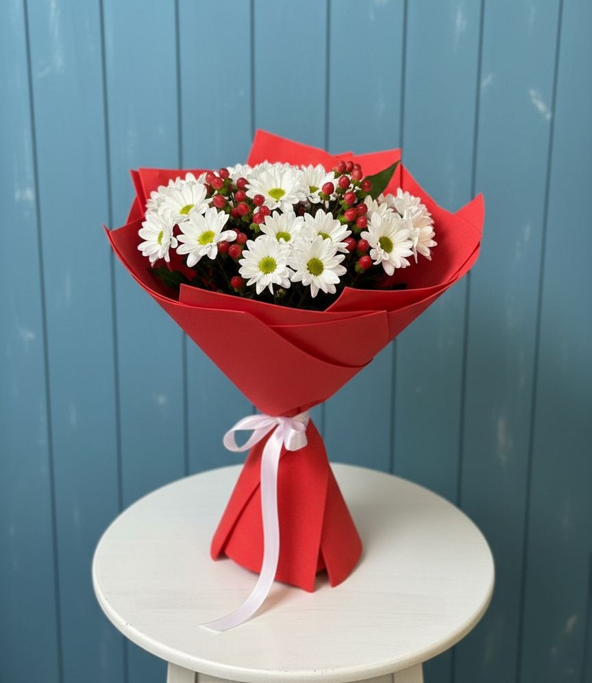 Букет цветов из: Хризантемы в Сокуре