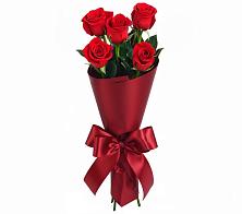 Букет 5 Красных роз Эдлесс Лав в Сокуре