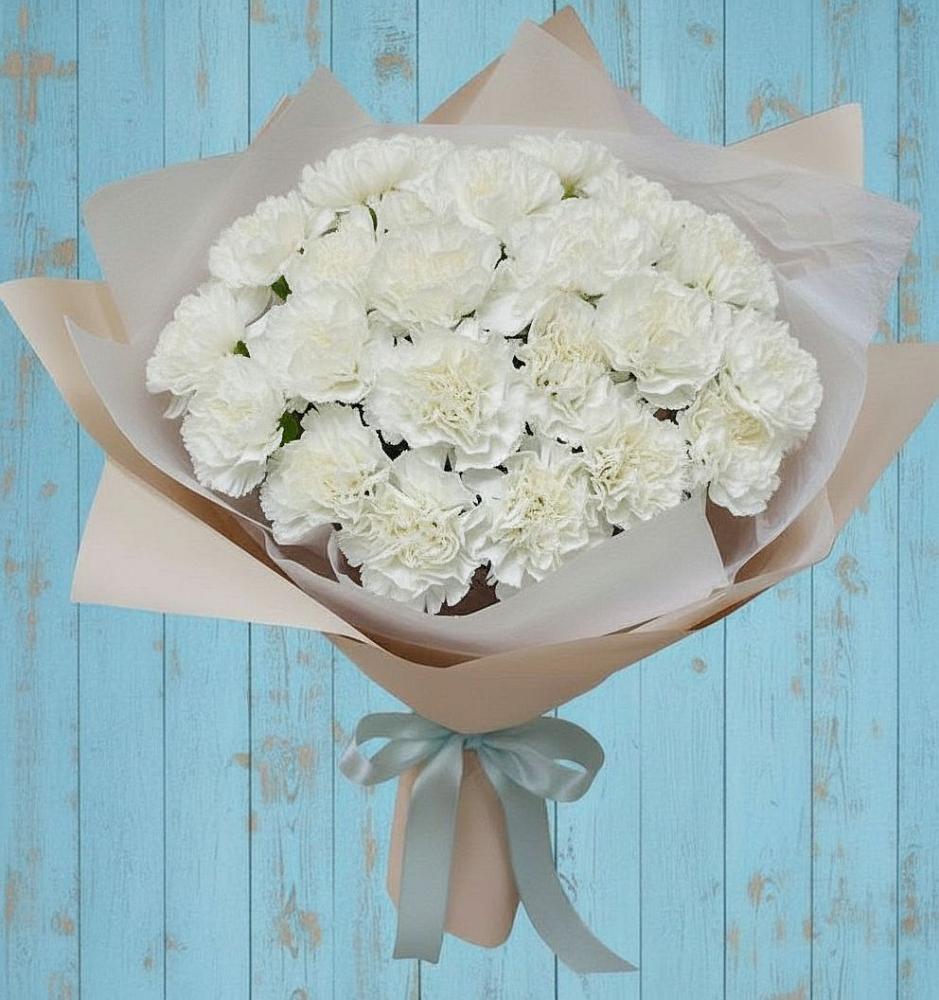 Букет цветов из: Гвоздики в Сокуре