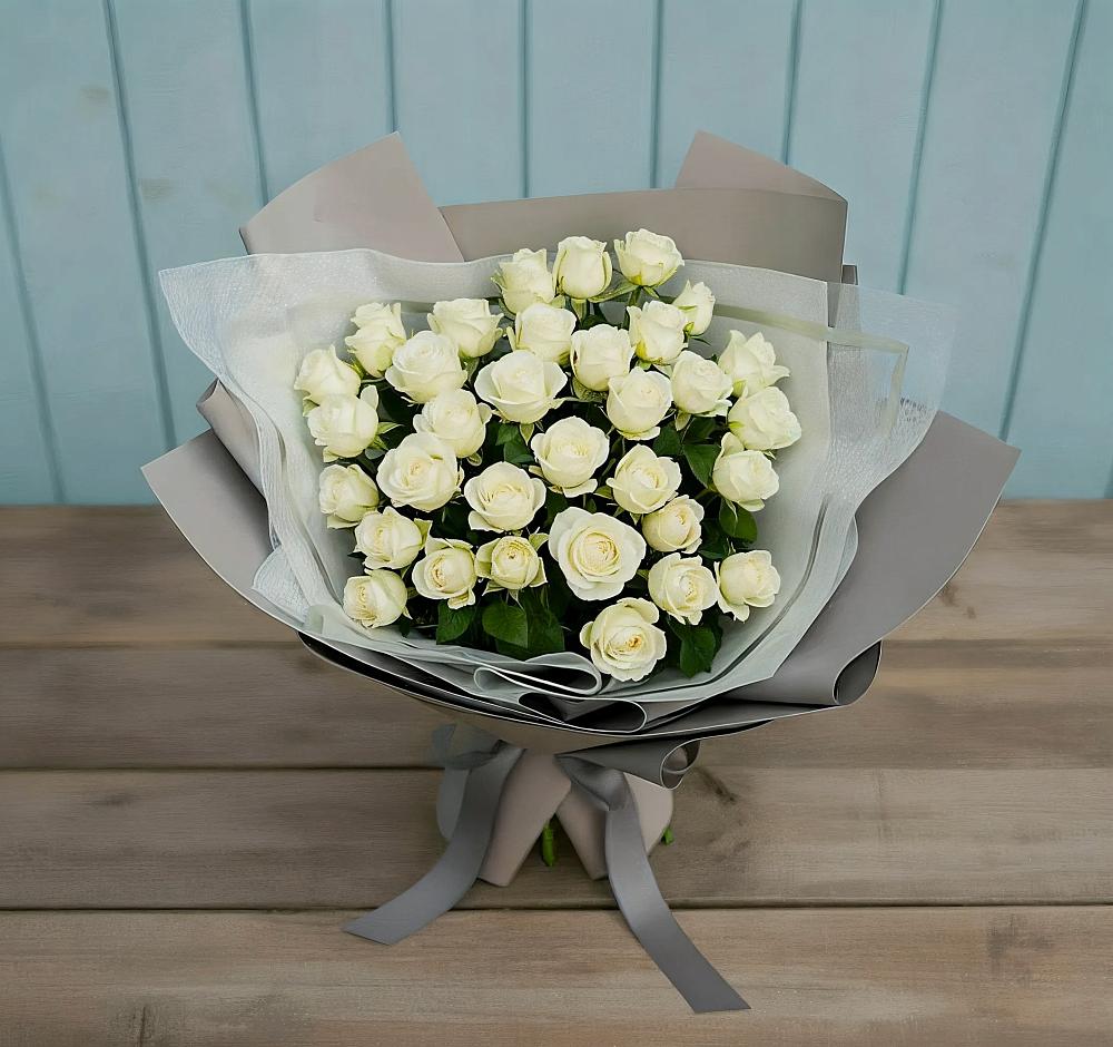 Букет Белоснежная нежность в Сокуре