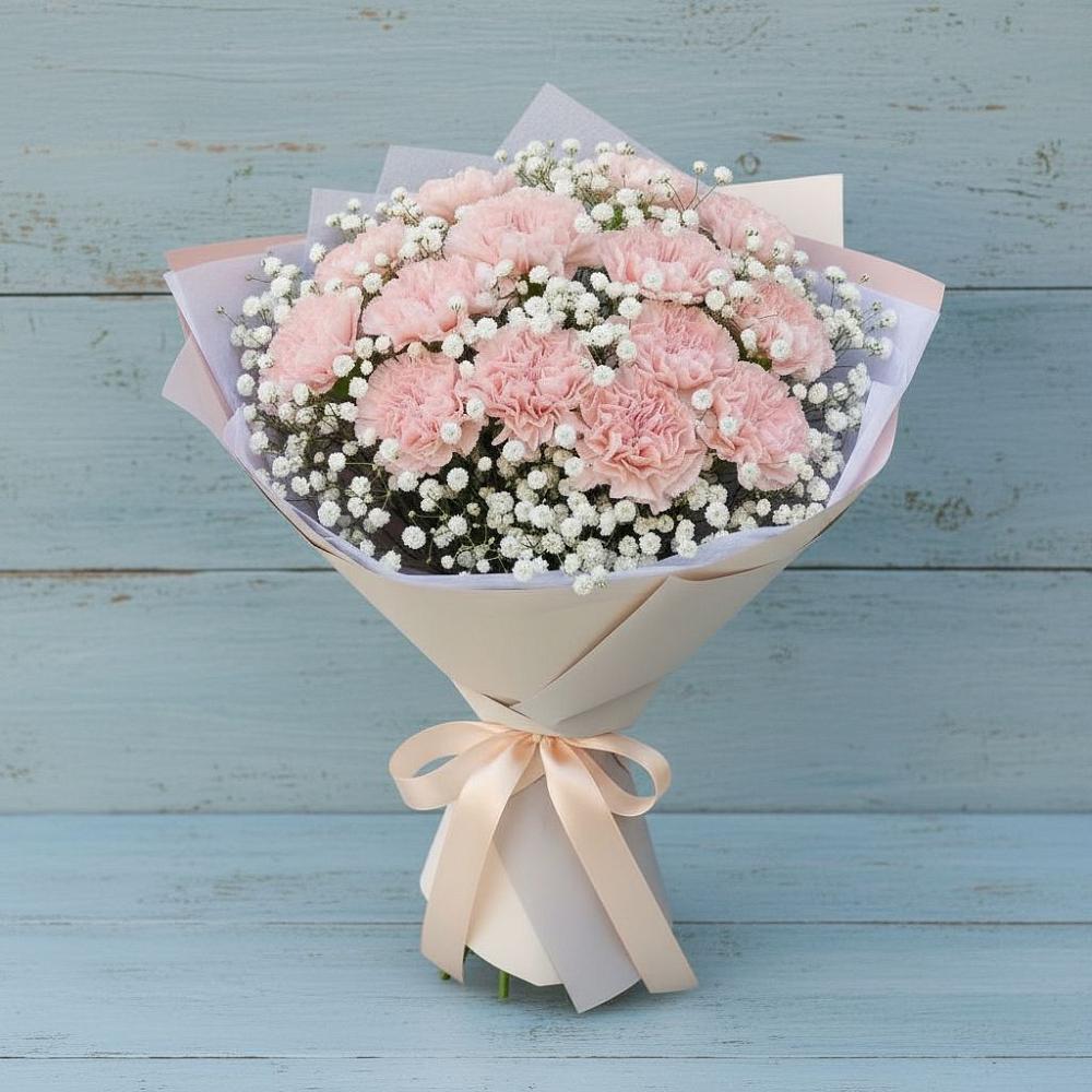 Букет цветов из: Гвоздики в Сокуре