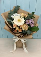 Букет цветов из:  Герберы и Хризантемы в Сокуре