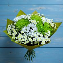 Букет цветов из:  Хризантемы #REPLACE_PRED# Сокуре