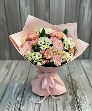 Букет цветов из:  Гвоздики, Розы и Хризантемы #REPLACE_PRED# Сокуре