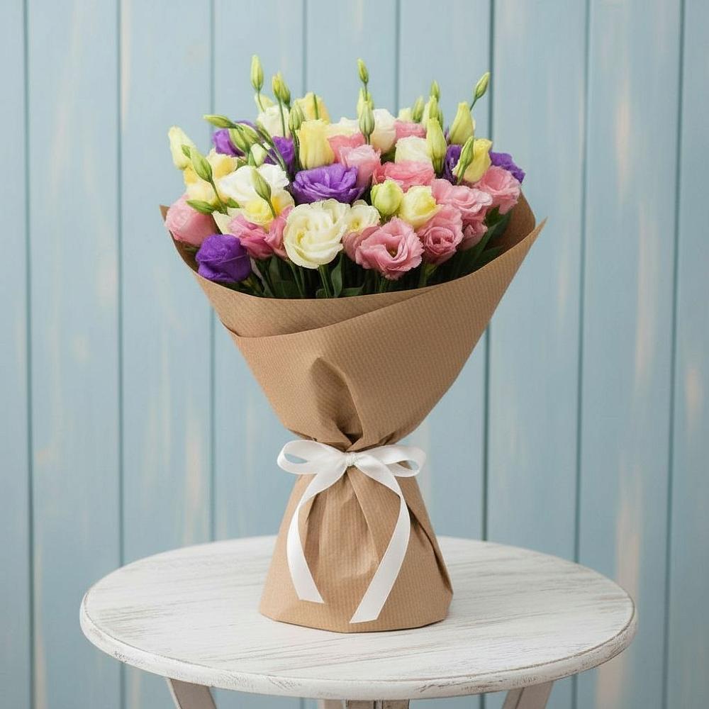 Букет цветов из: Лизиантусы в Сокуре