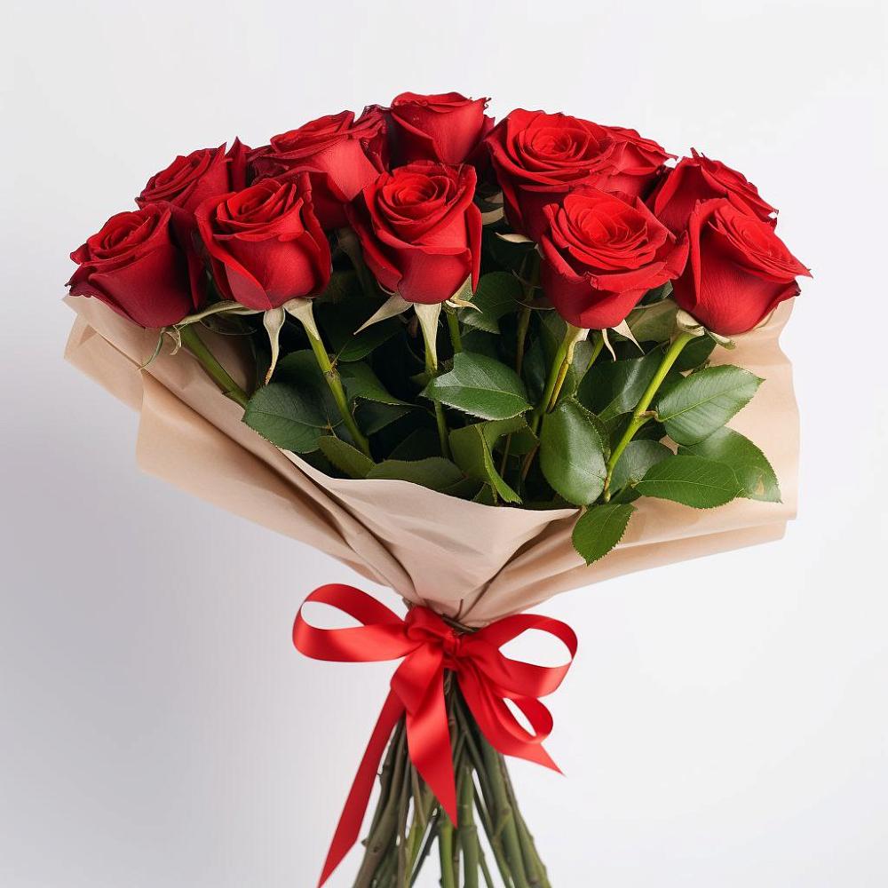 Букет 11 Красных роз Эдлесс Лав в Сокуре