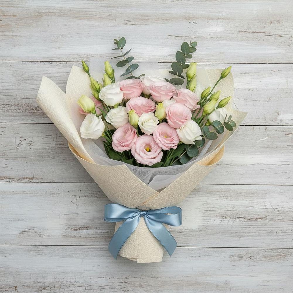 Букет цветов из: Лизиантусы в Сокуре